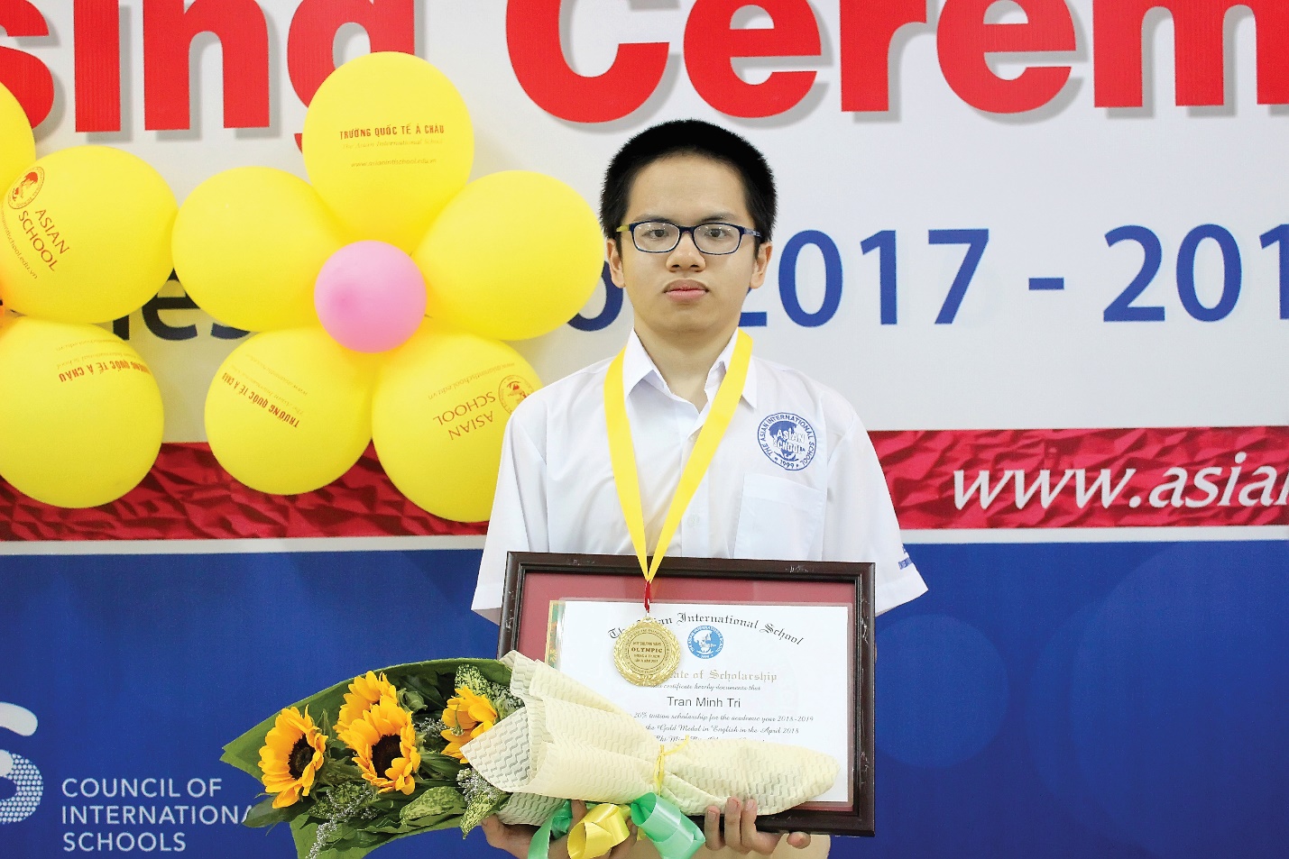 Trần Minh Trí - Huy chương vàng kỳ thi Olympic TPHCM