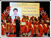 Nguyễn Quang Vũ – cậu học trò có duyên với giải thưởng