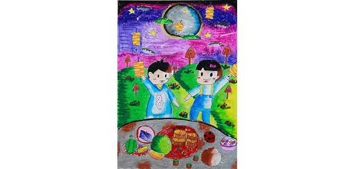 Hội thi vẽ tranh theo chủ đề Vui trung thu 2020 - Tranh vẽ số 13<img src='/App_Themes/Default/Images/iconnew.gif' alt='' />